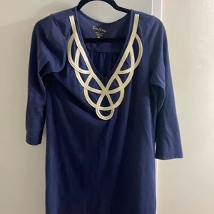 Lilly Pulitzer Navy Blue Shift Dress
